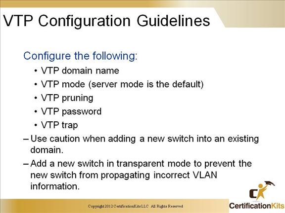 Cisco CCNP SWITCH VLAN Trunking Protocol